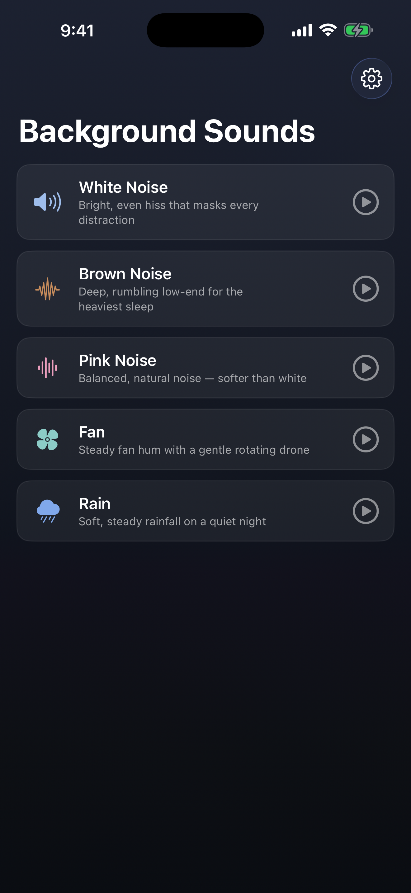 White Noise Background Sounds screenshot
