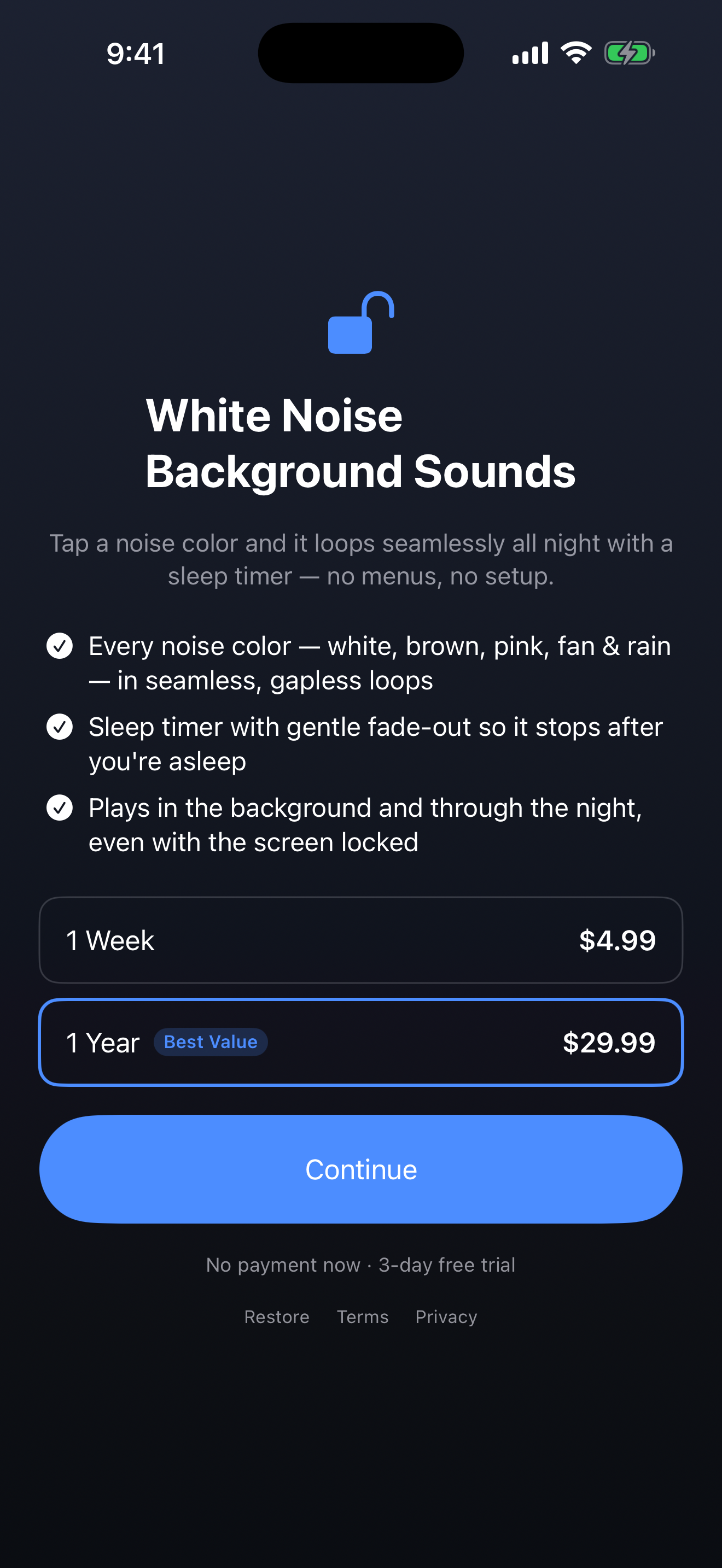 White Noise Background Sounds screenshot